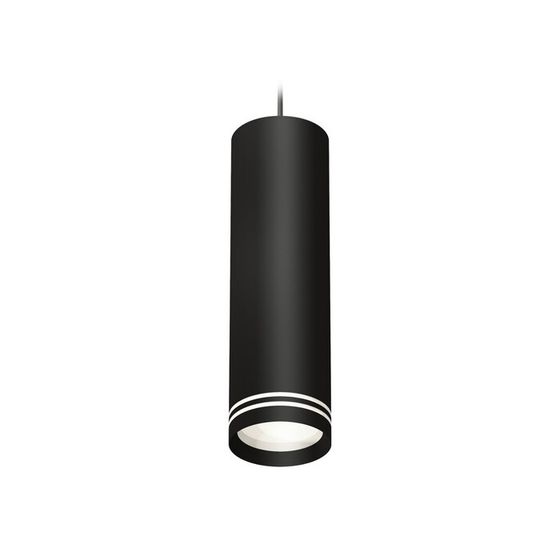 Светильник подвесной с акрилом Ambrella light, XP8192004, GX53 LED 12 Вт, цвет чёрный песок, белый матовый