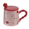 Кружка с крышкой и ложкой, L8,5 W8,5 H9,5 см, цвет микс