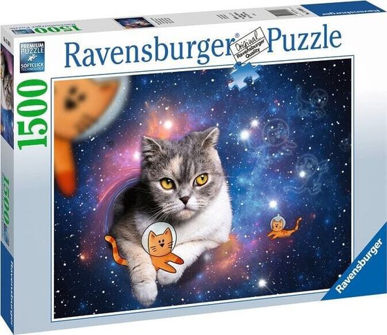 Brio Ravensburger - Cats In Space 1500p - (10217439) /Puzzles /Multi