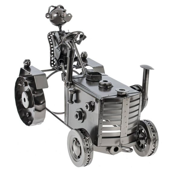 Подставка для бутылки &quot;Тракторист&quot;, Д31 Ш15 В22 см