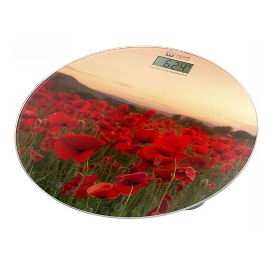 Весы напольные Home Element HE-SC908 180кг красные маки