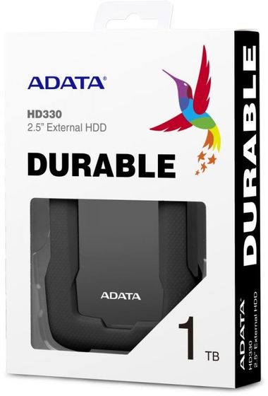 Внешний HDD 1Tb ADATA USB3.0 AHD330-1TU31-CBK HD330 DashDrive Durable 2.5&quot; черный
