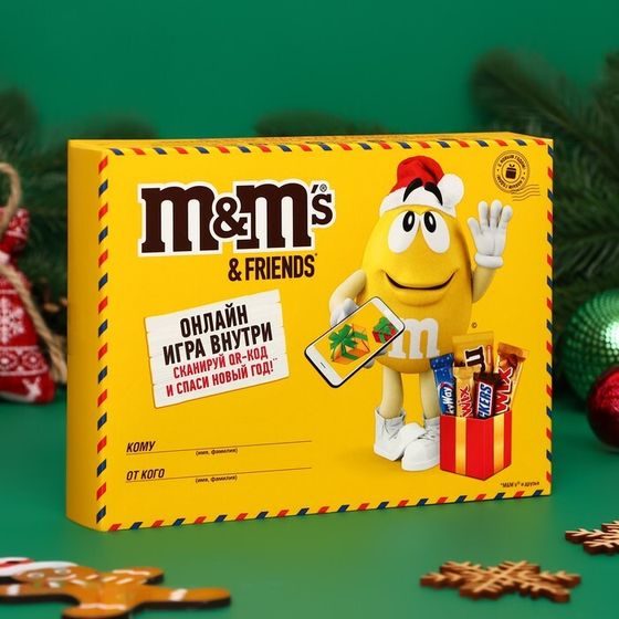 Новогодний набор &quot;M&amp;M`s&quot;, посылка, 150 г