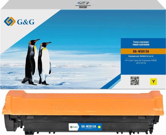 Картридж лазерный G&amp;G GG-W2012A W2012A(659A) желтый (13000стр.) для HP CLJ Ent M856/MFP M776