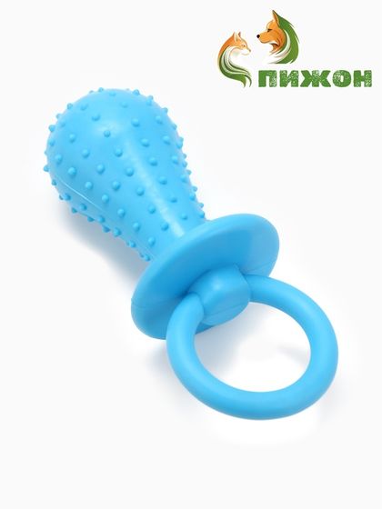 Игрушка жевательная &quot;Пустышка для малышки&quot;, TPR, 14,5 см, голубая
