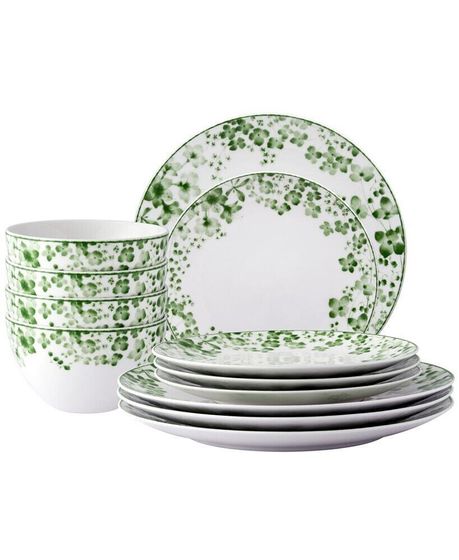 Bloomington Road 12-Piece Dinnerware Set, Service for 4