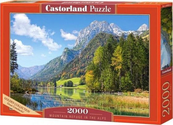 Castorland Puzzle 2000 Mountain Refuge in the Alps CASTOR