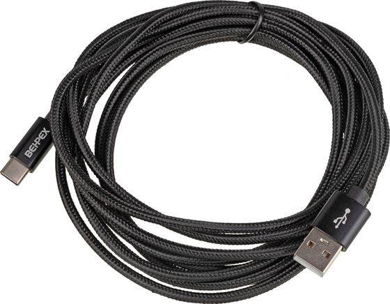 Кабель USB 2.0 A(m) - Type-C(m) 3м черный