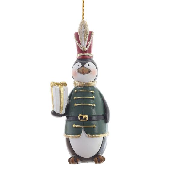 Фигурка декоративная подвесная "Пингвин",    L5 W4,5 H12 см, 2в.