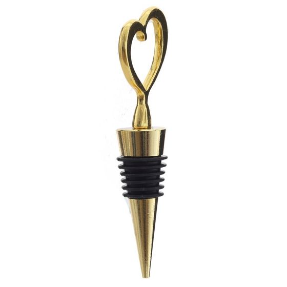 Набор: пробка для бутылки и декор для бокалов, L9 W3 H14 см