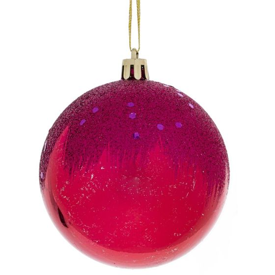 Набор из 12шт Украшение новогоднее "Шар", D 8 см, L35 W27 H8,5 см