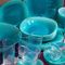 Набор столовый CARINA POP ART TURQUOISE 44 предмета