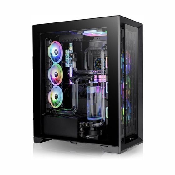 Корпус Thermaltake CTE T500 TG ARGB черный без БП ATX 3x140mm 2xUSB3.0 audio bott PSU