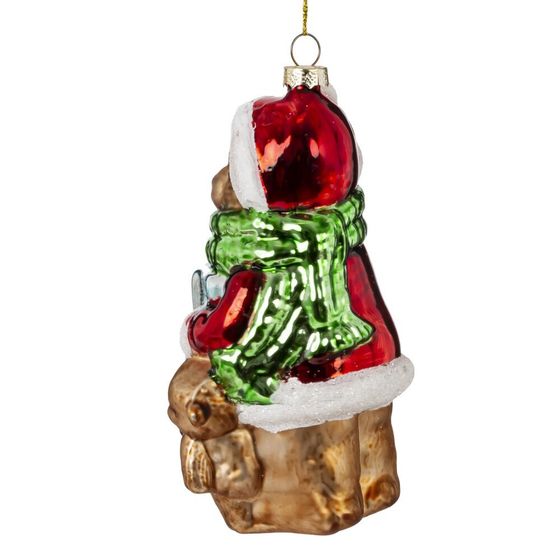 Украшение новогоднее &quot;Мишка&quot;, L8 W7 H14 см