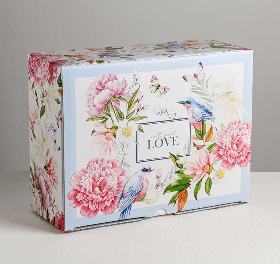 !09 Коробка кондитерская, упаковка, «Флюид» 30 х 30 х 19 см.