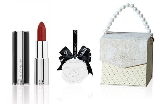 Givenchy Chanel-Inspired Box Makeup Sets Easy-to-Blend Velour Long-Lasting Matte Finish Lipstick+White Tea Aromatherapy