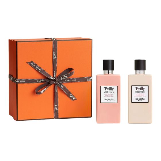 HERMES Silk Intent Hydrating Box Body Care Kits Hydrating Cleansing 200ml+200ml