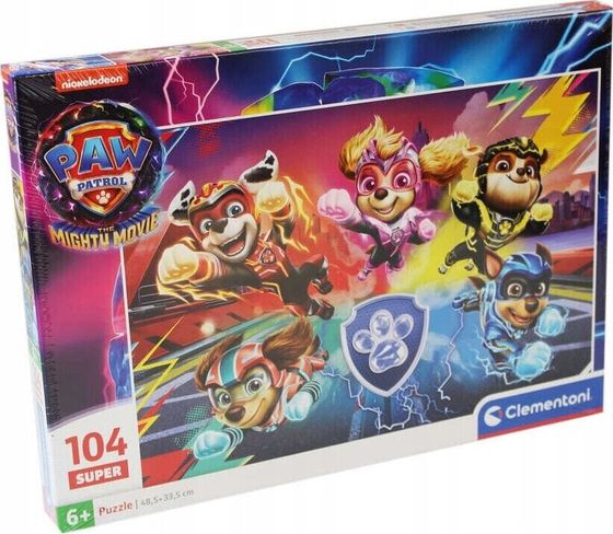 Clementoni Clementoni Puzzle 104el Super Psi Patrol PAW PATROL MIGHTY MOVIE 27236