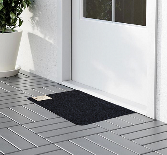 Коврик придверный одноцветный 40х60см
