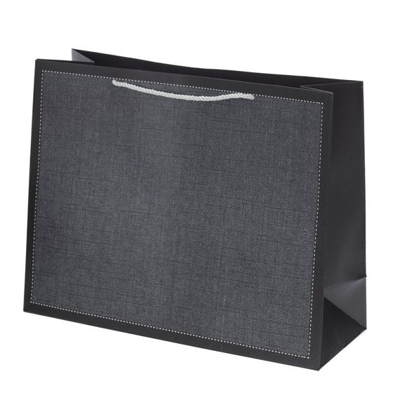 Пакет подарочный L (бумага 250г/м2, блок 12шт), L42 W15 H33 см, 4в.