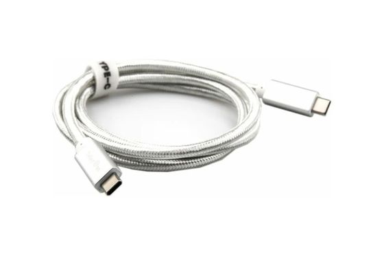 Кабель Telecom USB Type С(m)-USB Type С(m) 1м серебро (TC420S)