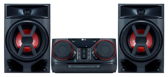 Минисистема LG CK43 черный 300Вт CD CDRW FM USB BT