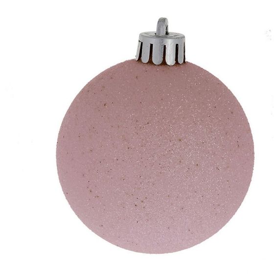 Набор из 4шт Украшение новогоднее Шар "Нежность", D8 см, L16 W8 H16 см