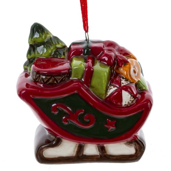 Изделие декоративное подвесное "Сани", L6,5 W4 H6,5 см