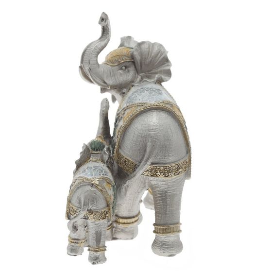 Фигурка декоративная &quot;Слоны&quot;, L19 W10,5 H19,5 см