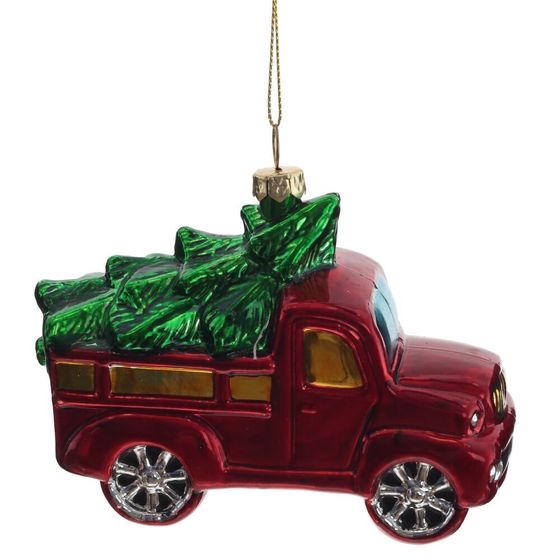 Украшение новогоднее &quot;Машинка&quot;, L12 W5 H10 см, 3в.