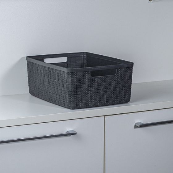 Корзина JUTE M 12л темно-серый