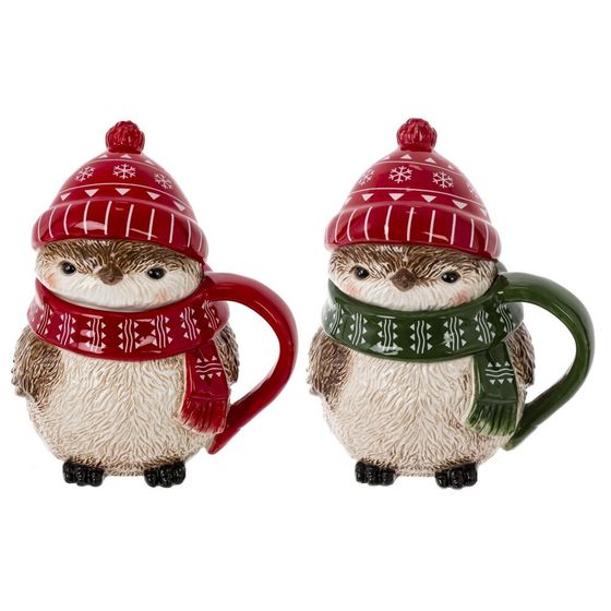 Кружка &quot;Птичка&quot;, 500 мл, L14 W11 H17 см, 2в.