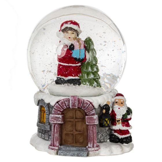 Фигурка декоративная &quot;Дети&quot; в стекл шаре, L5,5 W5,5 H6 см, 4в.