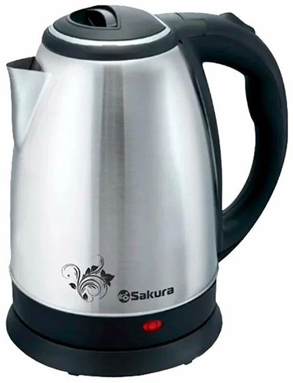 Чайник электрический Sakura SA-2134BK 1,8л 1800Вт сьальной