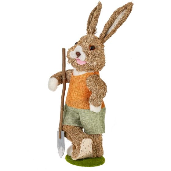 Фигурка декоративная "Заяц", L17 W11 H42 см
