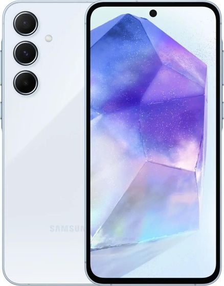 Смартфон Samsung Galaxy A55 5G 8/128Gb голубой (SM-A556ELBACAU)