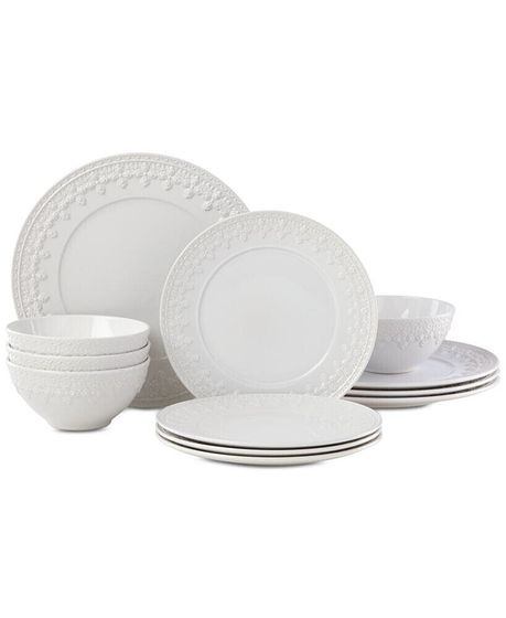 Chelse Muse Fleur 12-Pc. Dinnerware Set, Service for 4