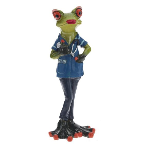 Фигурка декоративная "Лягушка", Д5 Ш6 В16,5 см