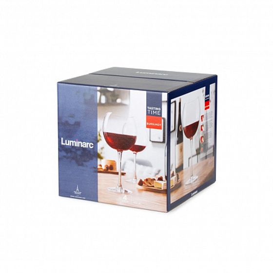 Набор бокалов ВРЕМЯ ДЕГУСТАЦИЙ БУРГУНДИЯ 650мл 4шт