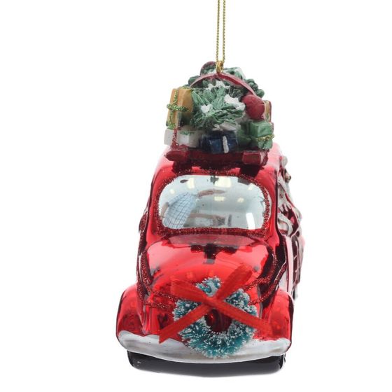 Украшение новогоднее "Машинка", L12,5 W5,5 H9 см