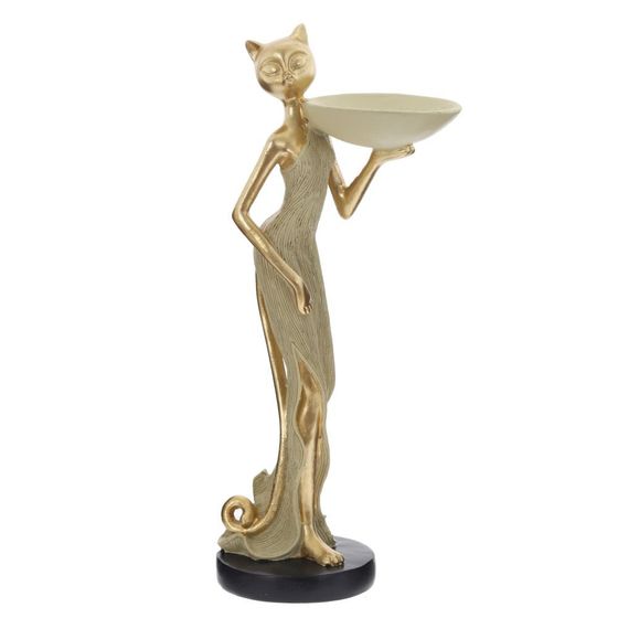Фигурка декоративная "Кошка", Д15 Ш12 В33 см