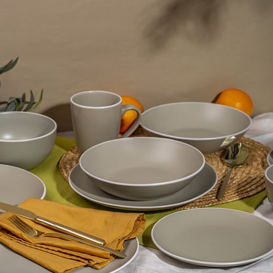 Тарелка обеденная SCANDY OLIVE 24см