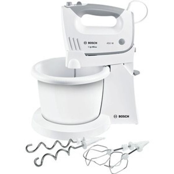 Миксер стационарный Bosch MFQ36460 450Вт белый/серый