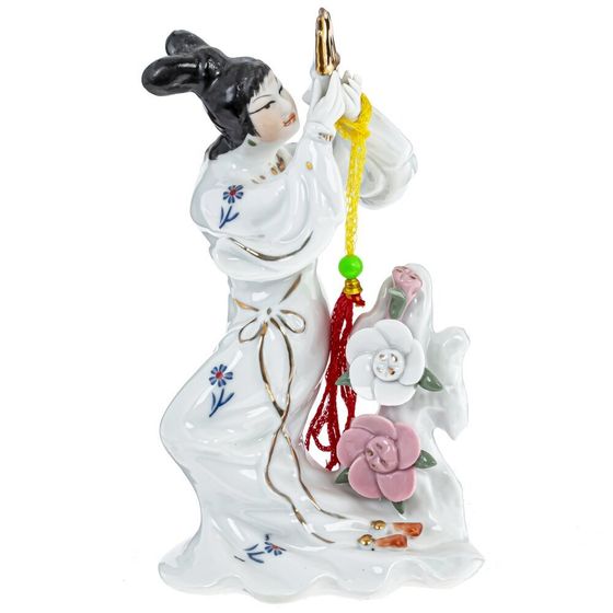 Фигурка декоративная &quot;Гейша&quot; (блок 4 шт), Д11,5 Ш6,5 В15 см, 4в.