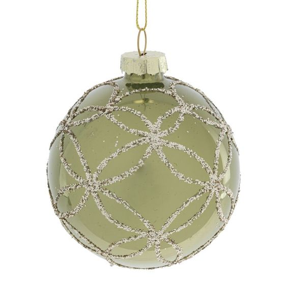 Набор из 12шт Украшение новогоднее &quot;Шар&quot;, D 8 см, L35 W25 H8,5 см