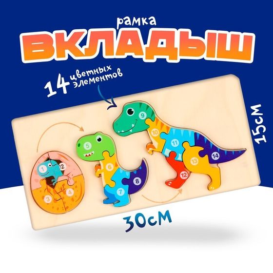 Рамка-вкладыш «Рождение дракоши» 0.5 × 30 × 15 см