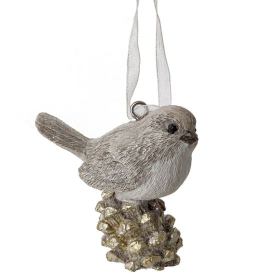 Изделие декоративное подвесное &quot;Птичка&quot;, L5,5 W2,5 H6 см, 3в.