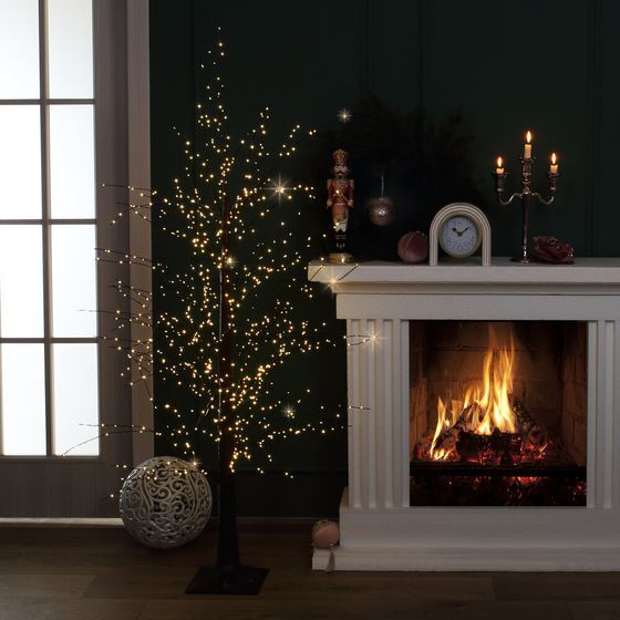 Изделие декоративное с подсветкой &quot;Дерево&quot;, 900 теплых белых LED ламп, IP44, L95 W95 H150 см