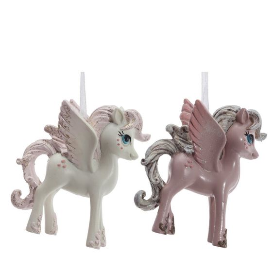 Фигурка декоративная подвесная &quot;Лошадка&quot;,  L7 W3 H8 см, 2в.