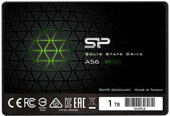 Накопитель SSD 1Tb Silicon Power A56, 2.5&quot;, SATA III [R/W - 560/530 MB/s] TLC